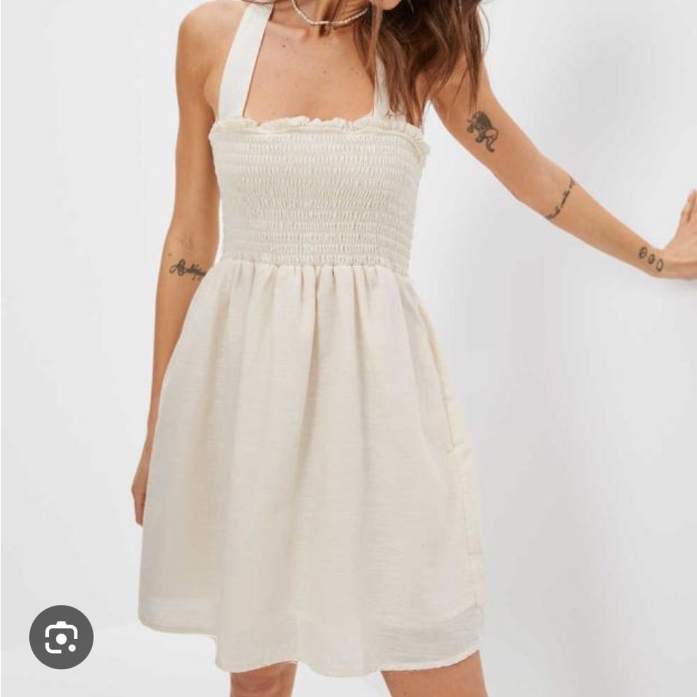 AE Smocked Cross-back Dress